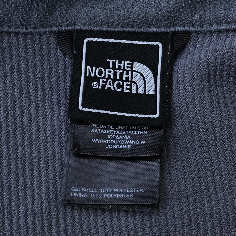 Men’s North Face Softshell Jacket Gray Red Zip Up Coat Outdoor Size Medium